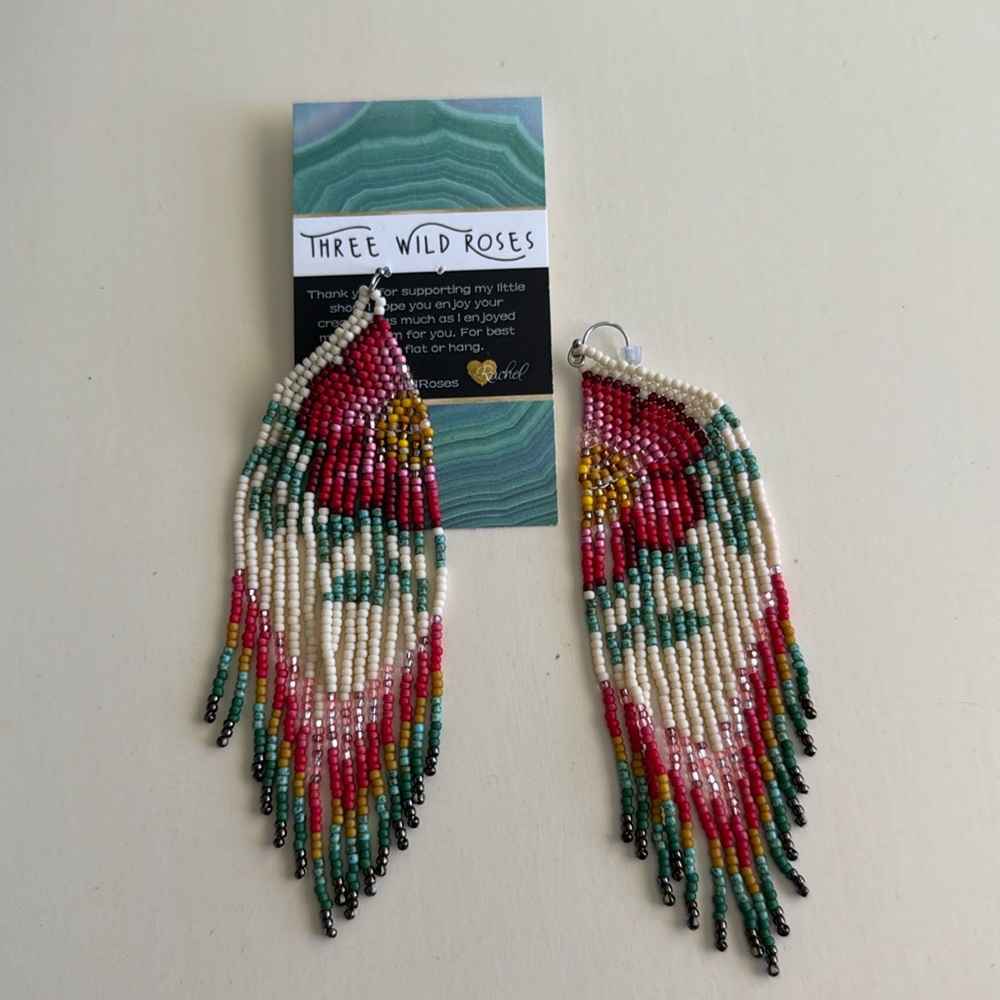 BEADED EARRING